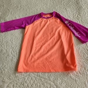 Columbia rash gaurd with sun protection